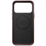 Husa Nomad Traditional Leather Case Horween cu MagSafe compatibila cu iPhone 18 Pro Max / 17 Pro Max, Burgundy 9 - lerato.ro