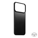 Protectie magnetica Nomad Magnetic Leather Back Cover Horween cu MagSafe compatibila cu iPhone 18 Pro / 17 Pro, Negru 5 - lerato.ro