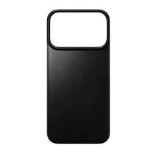 Huse si carcase iPhone 18 Pro, Protectie magnetica Nomad Magnetic Leather Back Cover Horween cu MagSafe compatibila cu iPhone 18 Pro / 17 Pro, Negru, lerato.ro
