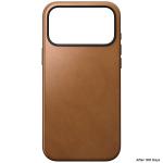 Husa Nomad Modern Leather Case cu MagSafe compatibila cu iPhone 18 Pro Max / 17 Pro Max, English Tan 5 - lerato.ro