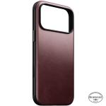 Husa Nomad Modern Leather Case Horween cu MagSafe compatibila cu iPhone 18 Pro Max / 17 Pro Max, Burgundy 5 - lerato.ro