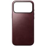 Husa Nomad Modern Leather Case Horween cu MagSafe compatibila cu iPhone 18 Pro Max / 17 Pro Max, Burgundy 2 - lerato.ro