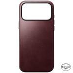 Husa Nomad Modern Leather Case Horween cu MagSafe compatibila cu iPhone 18 Pro Max / 17 Pro Max, Burgundy 6 - lerato.ro