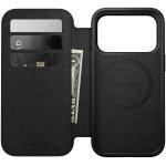 Husa flip cover Nomad Modern Leather Folio cu MagSafe compatibila cu iPhone 18 Pro / 17 Pro, Negru 8 - lerato.ro