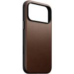 Husa Nomad Modern Leather Case cu MagSafe compatibila cu iPhone 18 Pro Max / 17 Pro Max, Maro 4 - lerato.ro