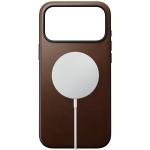 Husa Nomad Modern Leather Case cu MagSafe compatibila cu iPhone 18 Pro Max / 17 Pro Max, Maro 3 - lerato.ro