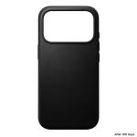 Husa Nomad Modern Leather Case cu MagSafe compatibila cu iPhone 18 Pro / 17 Pro, Negru 5 - lerato.ro