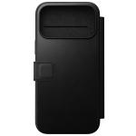 Husa flip cover Nomad Modern Leather Folio cu MagSafe compatibila cu iPhone 18 Pro Max / 17 Pro Max, Negru 5 - lerato.ro