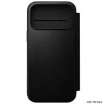 Husa flip cover Nomad Modern Leather Folio cu MagSafe compatibila cu iPhone 18 Pro Max / 17 Pro Max, Negru 6 - lerato.ro