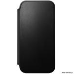 Husa flip cover Nomad Modern Leather Folio cu MagSafe compatibila cu iPhone 18 Pro Max / 17 Pro Max, Negru 10 - lerato.ro