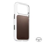 Husa Nomad Clear Leather Case Rustic Brown Horween compatibila cu iPhone 18 Pro / 17 Pro, Transparent / Maro 5 - lerato.ro