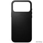 Husa Nomad Traditional Leather Case cu MagSafe compatibila cu iPhone 18 Pro Max / 17 Pro Max, Negru 5 - lerato.ro