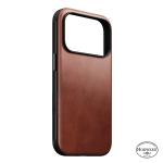 Husa Nomad Modern Leather Case Horween cu MagSafe compatibila cu iPhone 18 Pro / 17 Pro, Olde Dublin 5 - lerato.ro