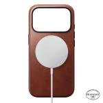 Husa Nomad Modern Leather Case Horween cu MagSafe compatibila cu iPhone 18 Pro / 17 Pro, Olde Dublin 4 - lerato.ro