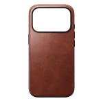 Husa Nomad Modern Leather Case Horween cu MagSafe compatibila cu iPhone 18 Pro / 17 Pro, Olde Dublin 2 - lerato.ro