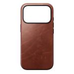 Husa Nomad Modern Leather Case Horween cu MagSafe compatibila cu iPhone 18 Pro / 17 Pro, Olde Dublin 7 - lerato.ro
