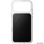 Husa Nomad Clear Leather Case Horween compatibila cu iPhone 18 Pro Max / 17 Pro Max, Transparent / Negru 7 - lerato.ro