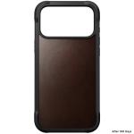 Husa Nomad Rugged Leather Case Horween cu MagSafe compatibila cu iPhone 18 Pro Max / 17 Pro Max, Rustic Brown 7 - lerato.ro