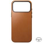 Husa Nomad Traditional Leather Case Saddle Horween cu MagSafe compatibila cu iPhone 18 Pro Max / 17 Pro Max, Maro 6 - lerato.ro