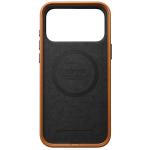 Husa Nomad Traditional Leather Case Saddle Horween cu MagSafe compatibila cu iPhone 18 Pro Max / 17 Pro Max, Maro 9 - lerato.ro