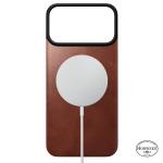 Protectie magnetica Nomad Magnetic Leather Back Cover Horween cu MagSafe compatibila cu iPhone 18 Pro Max / 17 Pro Max, Olde Dublin 4 - lerato.ro