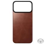 Protectie magnetica Nomad Magnetic Leather Back Cover Horween cu MagSafe compatibila cu iPhone 18 Pro Max / 17 Pro Max, Olde Dublin 8 - lerato.ro
