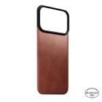 Protectie magnetica Nomad Magnetic Leather Back Cover Horween cu MagSafe compatibila cu iPhone 18 Pro / 17 Pro, Olde Dublin 5 - lerato.ro
