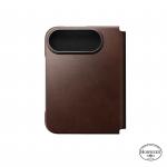 Husa Nomad Traditional Leather Folio Horween compatibila cu iPhone Duo, Rustic Brown 4 - lerato.ro