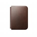Husa Nomad Traditional Leather Folio Horween compatibila cu iPhone Duo, Rustic Brown 8 - lerato.ro