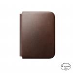 Husa Nomad Traditional Leather Folio Horween compatibila cu iPhone Duo, Rustic Brown 9 - lerato.ro