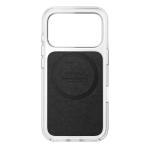 Husa Nomad Clear Leather Case Saddle Horween compatibila cu iPhone 18 Pro / 17 Pro, Transparent / Maro 9 - lerato.ro