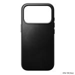 Husa Nomad Traditional Leather Case Horween cu MagSafe compatibila cu iPhone 18 Pro / 17 Pro, Negru 7 - lerato.ro
