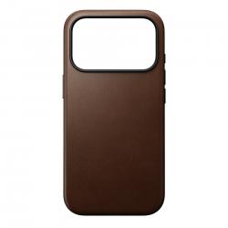 Husa Nomad Modern Case cu MagSafe compatibila cu iPhone 18 Pro / 17 Pro, Maro