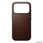 Husa Nomad Modern Case cu MagSafe compatibila cu iPhone 18 Pro / 17 Pro, Maro 5 - lerato.ro