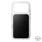 Husa Nomad Clear Leather Case Horween compatibila cu iPhone 18 Pro / 17 Pro, Transparent / Negru 6 - lerato.ro