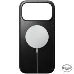Husa Nomad Modern Leather Case Horween cu MagSafe compatibila cu iPhone 18 Pro Max / 17 Pro Max, Negru 4 - lerato.ro