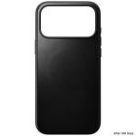 Husa Nomad Modern Leather Case Horween cu MagSafe compatibila cu iPhone 18 Pro Max / 17 Pro Max, Negru 7 - lerato.ro