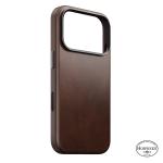 Husa Nomad Traditional Leather Case Horween cu MagSafe compatibila cu iPhone 18 Pro / 17 Pro, Rustic Brown 4 - lerato.ro