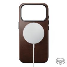 Huse si carcase iPhone 18 Pro, Husa Nomad Traditional Leather Case Horween cu MagSafe compatibila cu iPhone 18 Pro / 17 Pro, Rustic Brown, lerato.ro