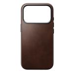 Husa Nomad Traditional Leather Case Horween cu MagSafe compatibila cu iPhone 18 Pro / 17 Pro, Rustic Brown 5 - lerato.ro