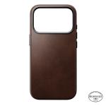 Husa Nomad Traditional Leather Case Horween cu MagSafe compatibila cu iPhone 18 Pro / 17 Pro, Rustic Brown 6 - lerato.ro