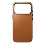 Husa Nomad Traditional Leather Case Horween cu MagSafe compatibila cu iPhone 18 Pro / 17 Pro, Saddle 2 - lerato.ro