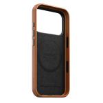 Husa Nomad Traditional Leather Case Horween cu MagSafe compatibila cu iPhone 18 Pro / 17 Pro, Saddle 8 - lerato.ro