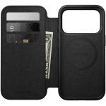 Husa flip cover Nomad Modern Leather Folio cu MagSafe compatibila cu iPhone 18 Pro / 17 Pro, Maro 8 - lerato.ro