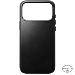 Husa Nomad Traditional Leather Case Horween cu MagSafe compatibila cu iPhone 18 Pro Max / 17 Pro Max, Negru 6 - lerato.ro
