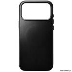 Husa Nomad Traditional Leather Case Horween cu MagSafe compatibila cu iPhone 18 Pro Max / 17 Pro Max, Negru 7 - lerato.ro