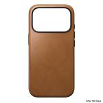 Husa Nomad Modern Case cu MagSafe compatibila cu iPhone 18 Pro / 17 Pro, English Tan 5 - lerato.ro