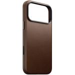 Husa Nomad Traditional Leather Case cu MagSafe compatibila cu iPhone 18 Pro Max / 17 Pro Max, Maro 4 - lerato.ro