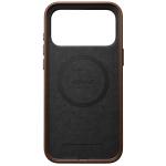 Husa Nomad Traditional Leather Case cu MagSafe compatibila cu iPhone 18 Pro Max / 17 Pro Max, Maro 7 - lerato.ro