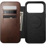 Husa flip cover Nomad Modern Leather Folio Horween cu MagSafe compatibila cu iPhone 18 Pro Max / 17 Pro Max, Rustic Brown 11 - lerato.ro